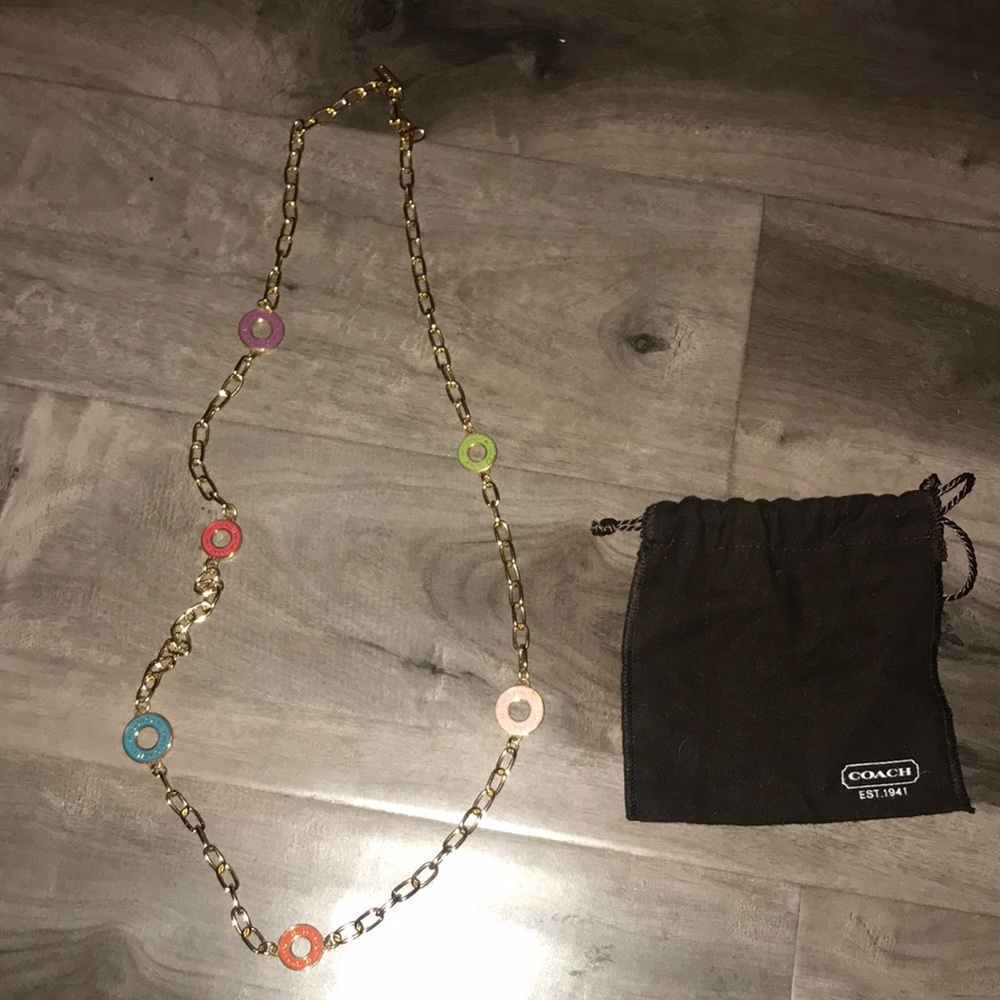 Gold Coach Necklace